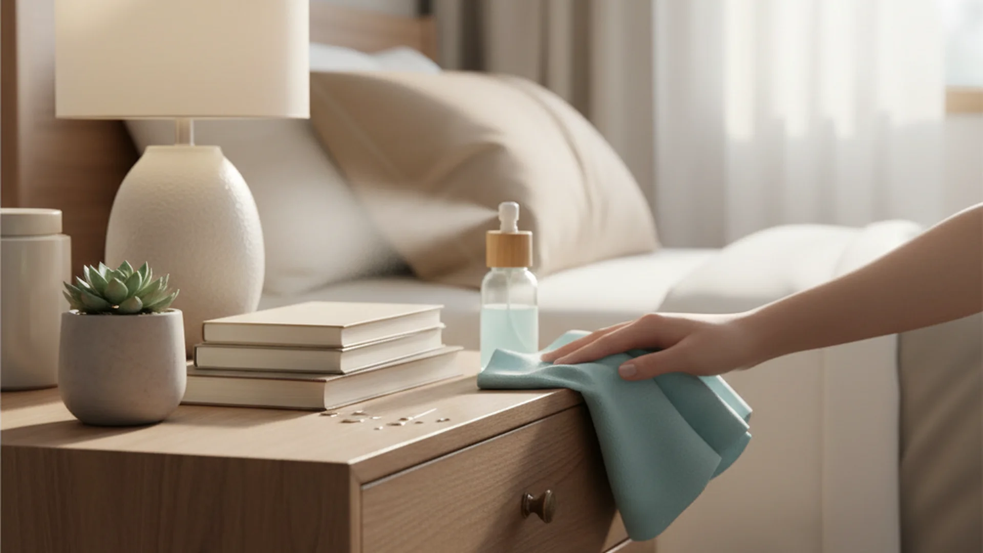 Mastering Bedside Hygiene: How to Clean Nightstand Surfaces and Drawers