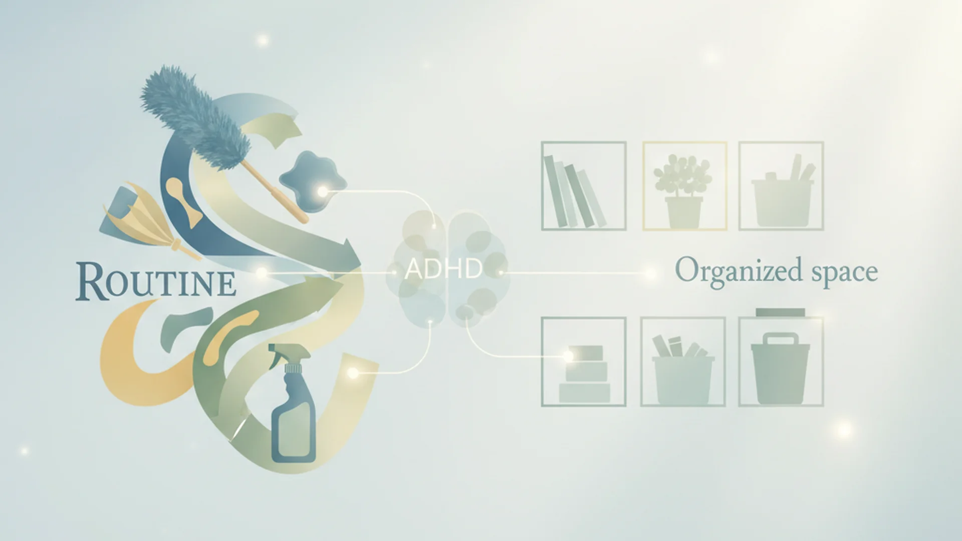 Mastering the Mess: Sustainable Cleaning Routines for ADHD Adults