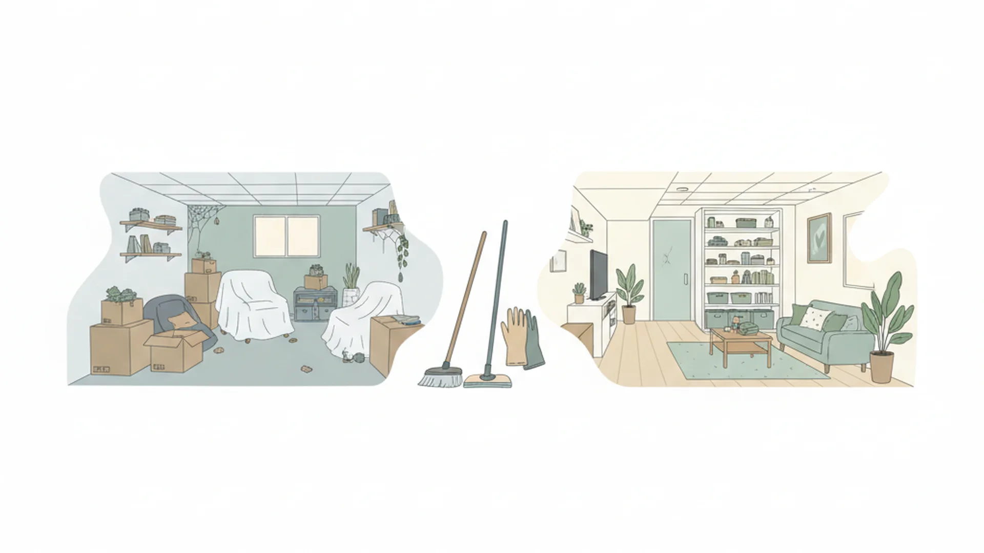 Deep Cleaning Your Basement: Step-by-Step Guide