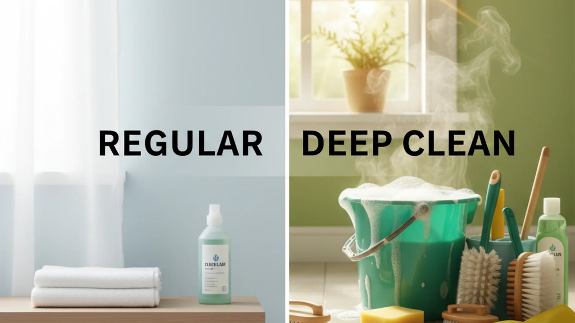 Deep Clean vs Regular Clean: The Definitive 2025 Comparison Guide