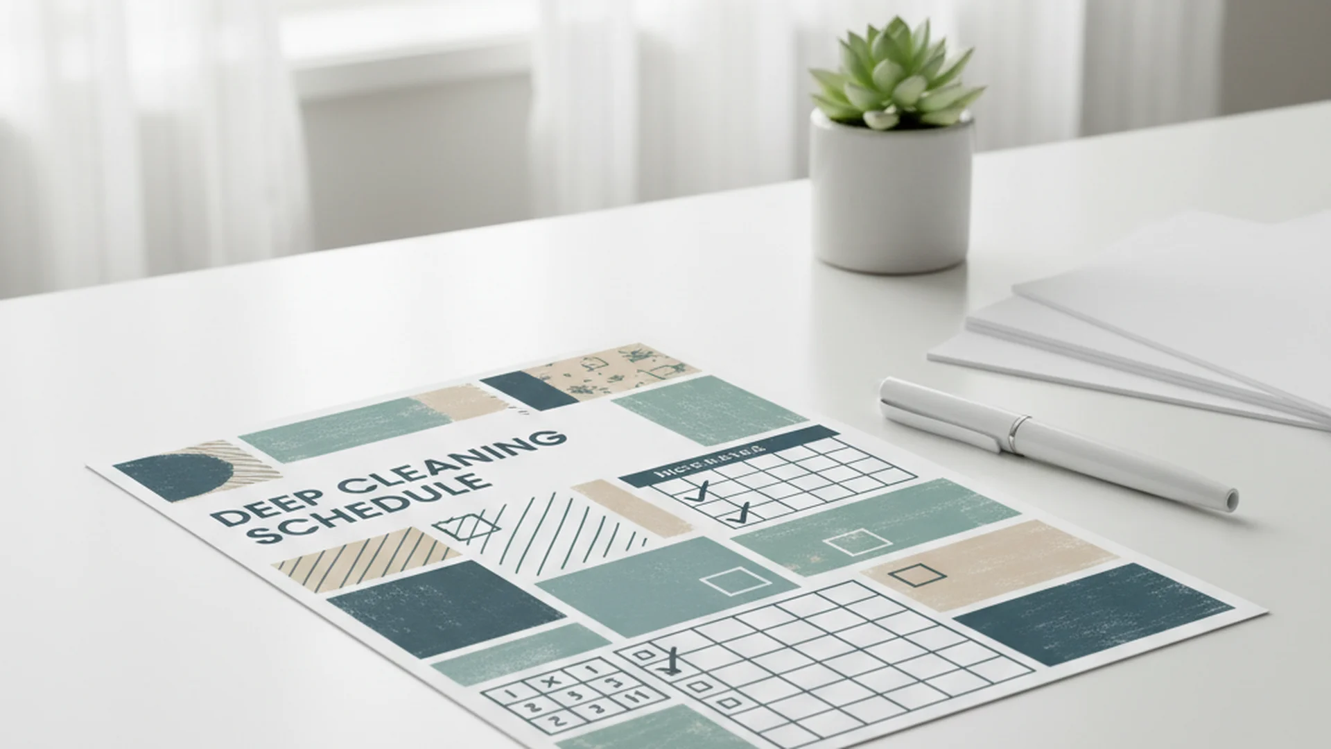 The Ultimate Deep Cleaning Schedule Template for a Healthier Home